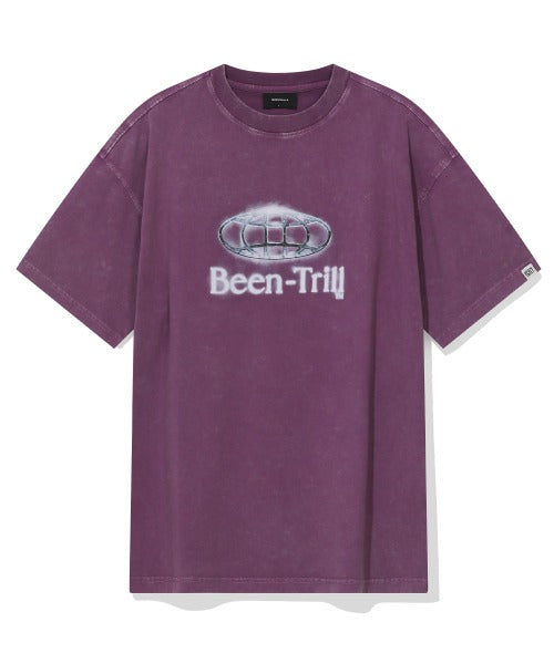 韓國 Beentrill Smoke Globe Pigment T-Shirt【BL039】