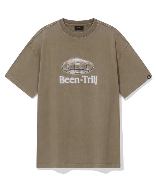 韓國 Beentrill Smoke Globe Pigment T-Shirt【BL039】
