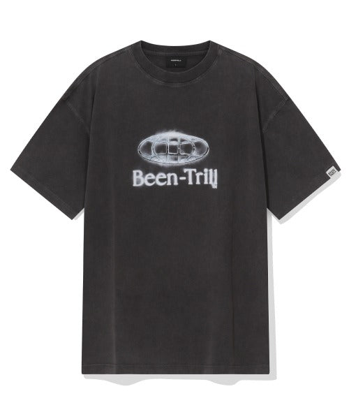 韓國 Beentrill Smoke Globe Pigment T-Shirt【BL039】