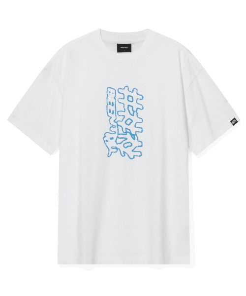 韓國 Beentrill Triple Hashtag T-Shirt【BL022】