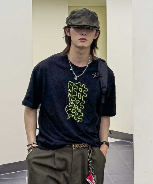 韓國 Beentrill Triple Hashtag T-Shirt【BL022】