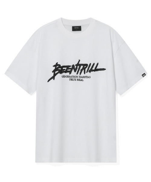 韓國 Beentrill True Real Script T-Shirt【BL018】