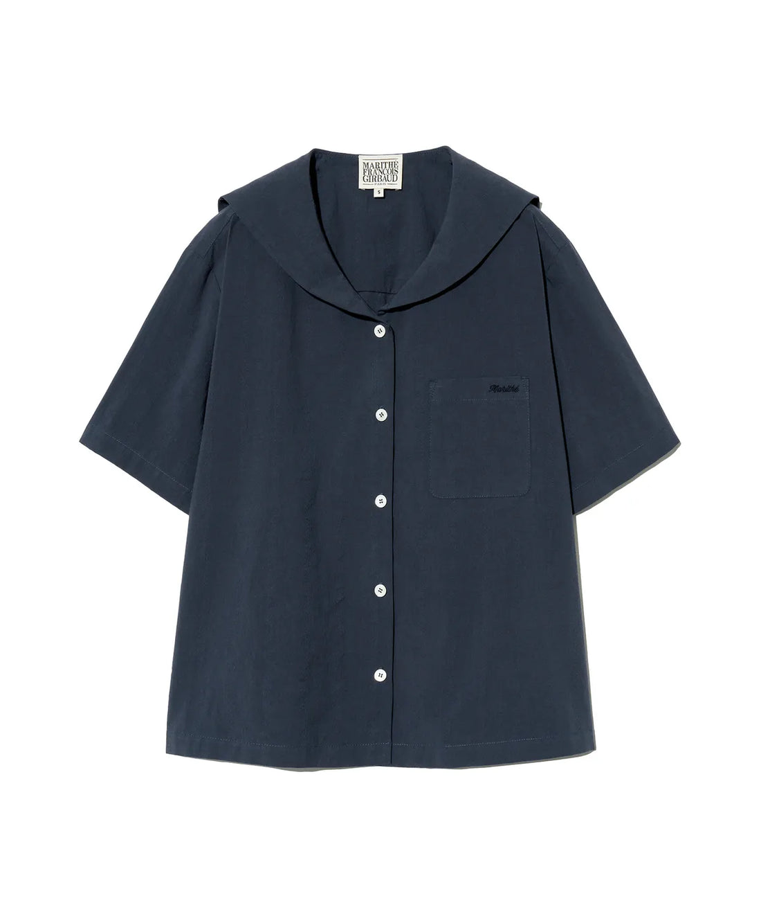 韓國 Marithe Francois Girbaud W Marine Half Sleeve Shirt【MF692】