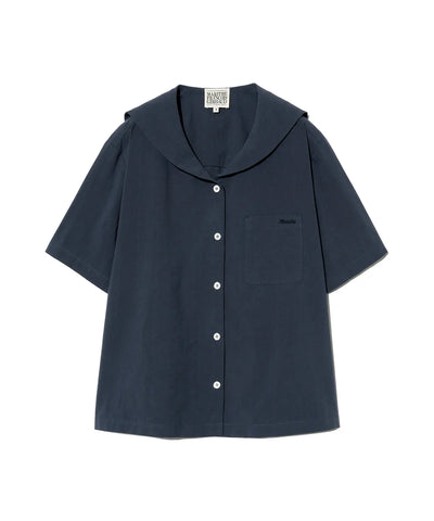 韓國 Marithe Francois Girbaud W Marine Half Sleeve Shirt【MF692】