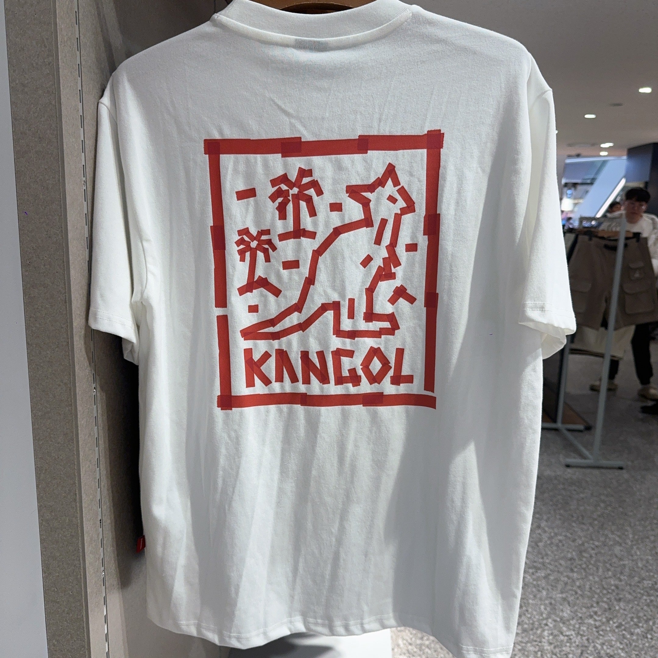 韓國 KANGOL Taping Artwork T-Shirt 【KL169】