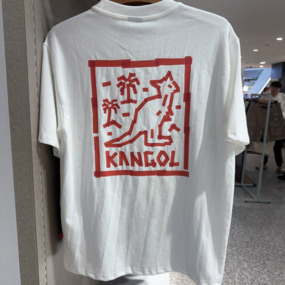 韓國 KANGOL Taping Artwork T-Shirt 【KL169】