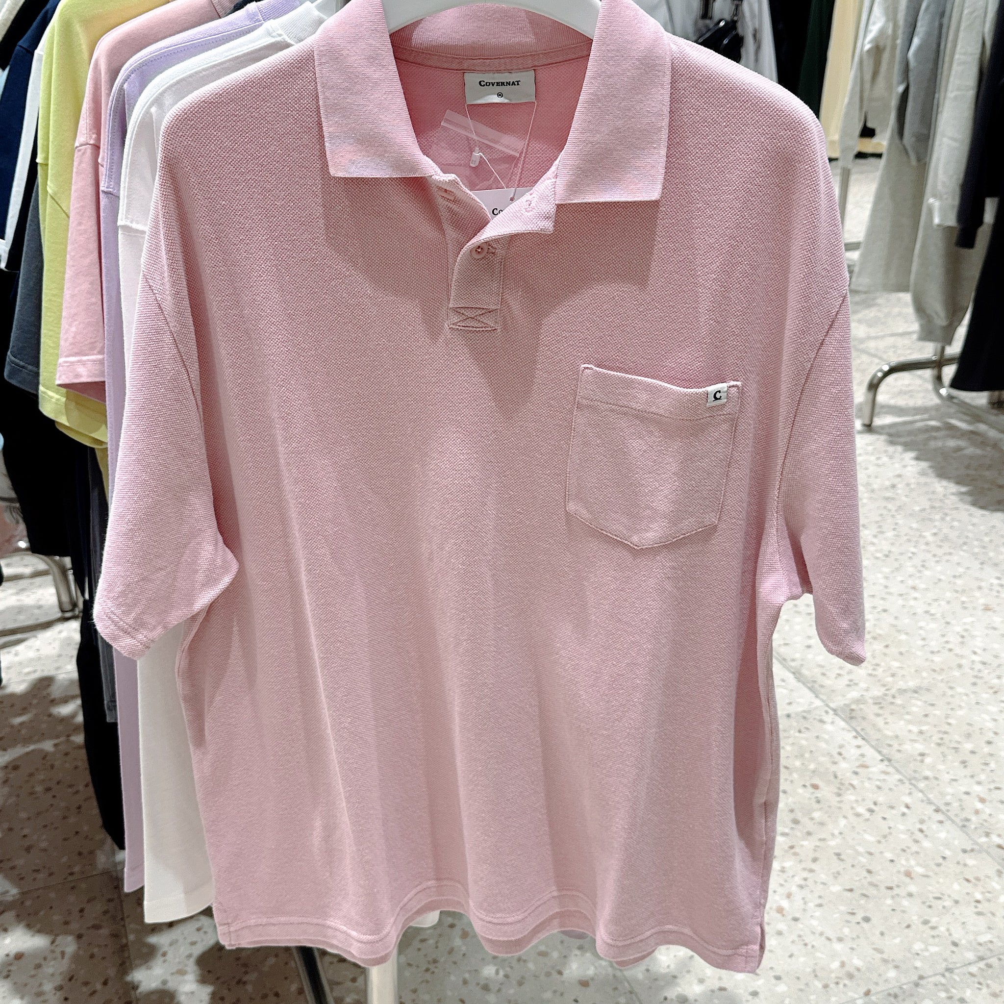 韓國 Covernat Dying Polo T-Shirt【CO063】