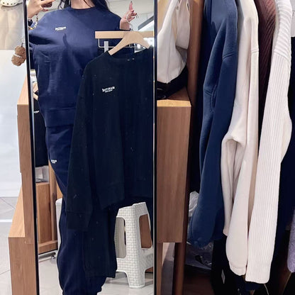 韓國 Marithe Francois Girbaud Regular Logo Sweat Set-Up【MF671】