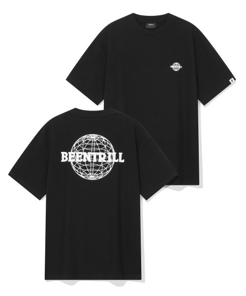 韓國 Beentrill Globe Line T-Shirt【BL047】
