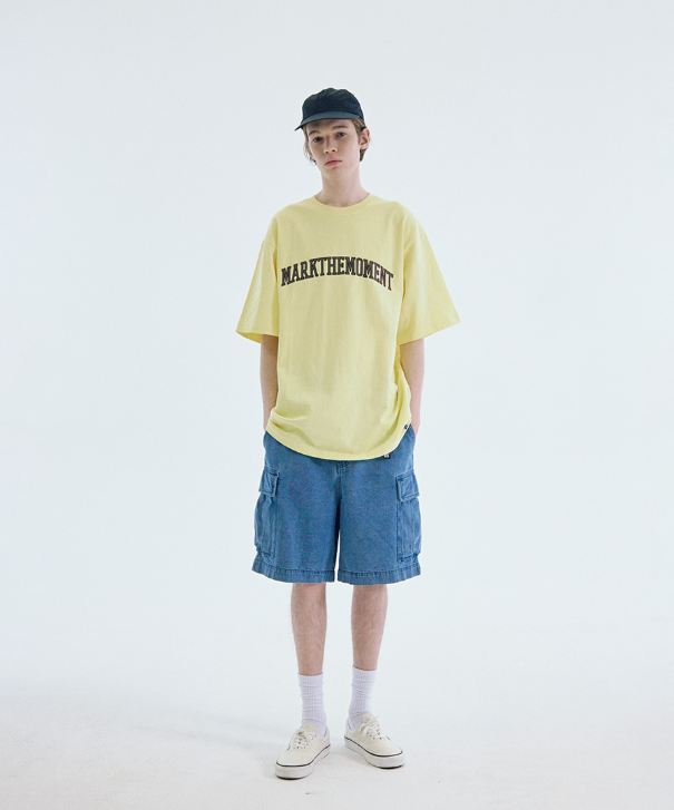 韓國 Markm Big Slogan T-Shirt【MA167】