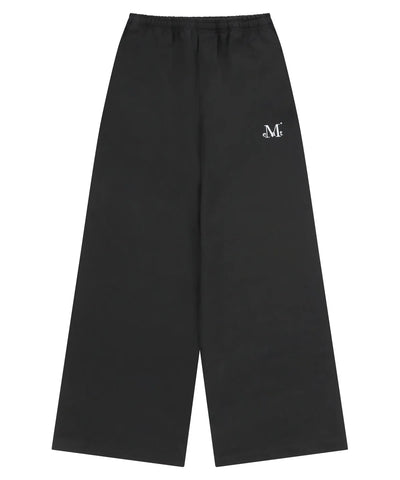 韓國 Mucent Raon Poly Wide Banding Pants【MU041】