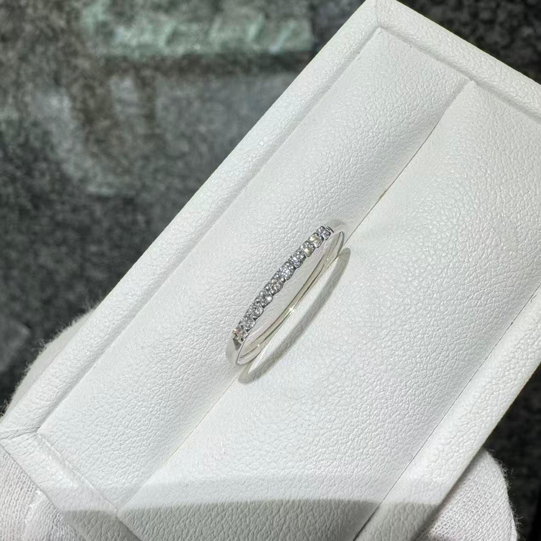 日本直送 八心八箭D色天然鑽尾戒【JS437】