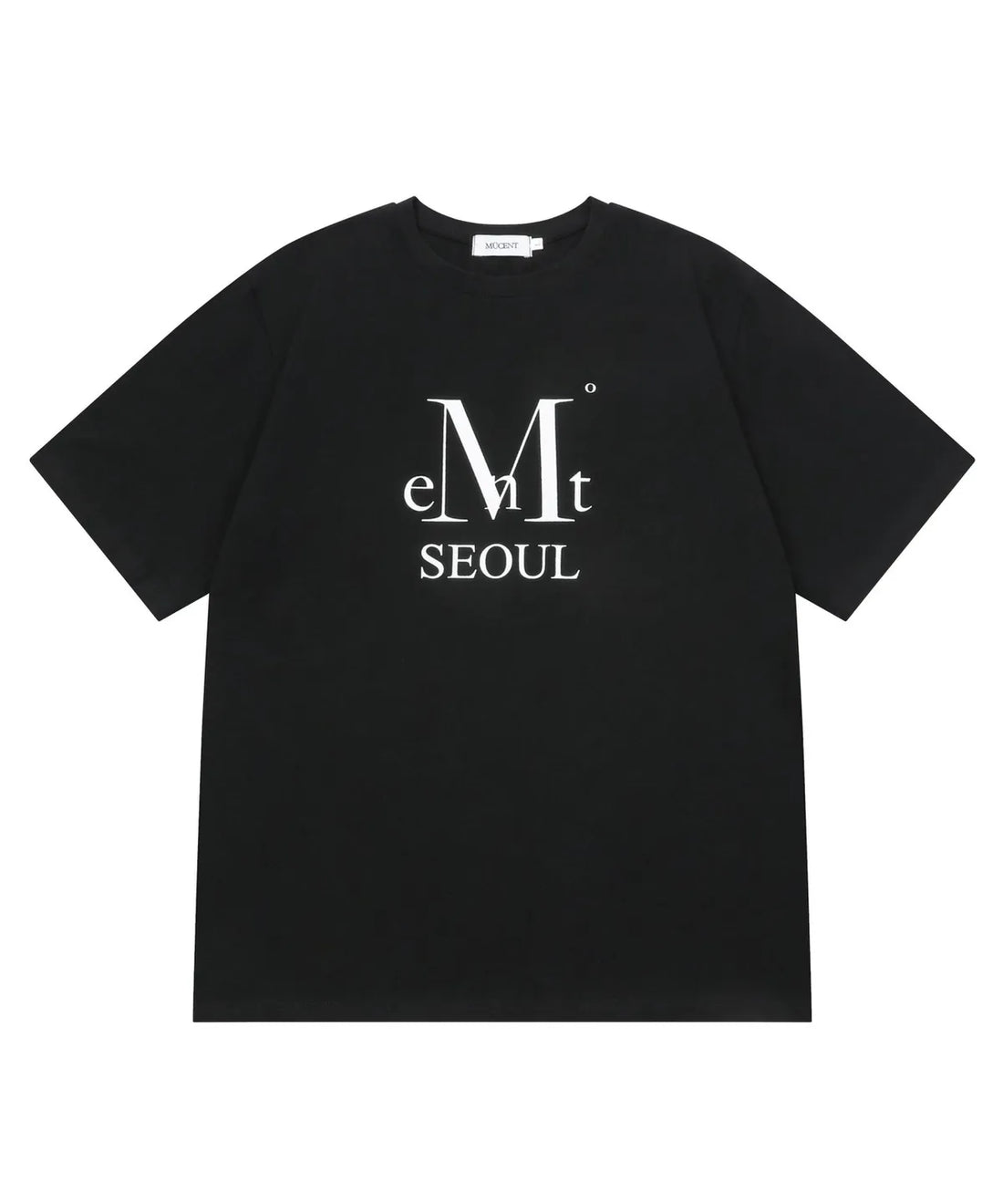 韓國 Mucent Seoul Signature Logo Half T-Shirt【MU036】