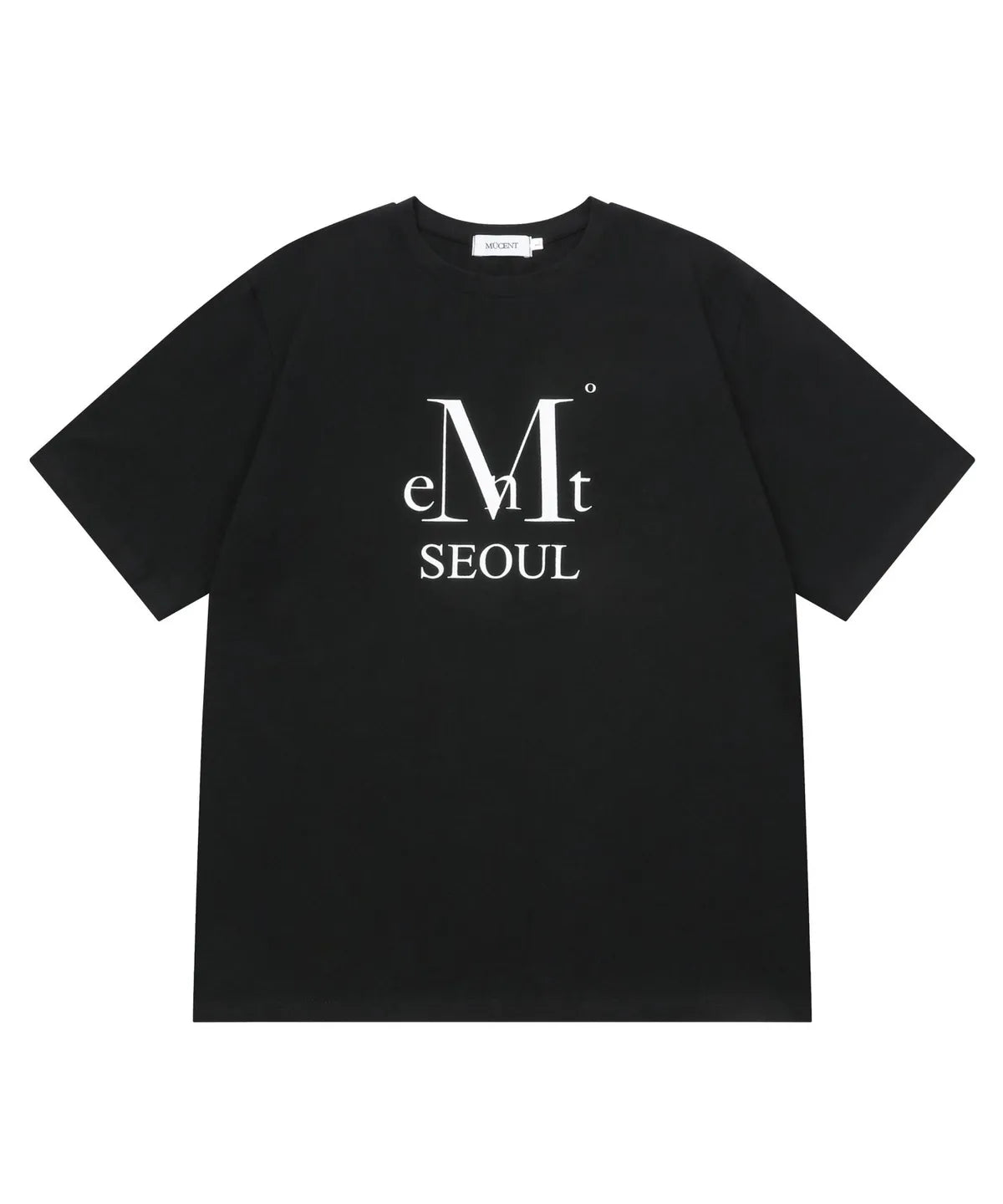 韓國 Mucent Seoul Signature Logo Half T-Shirt【MU036】