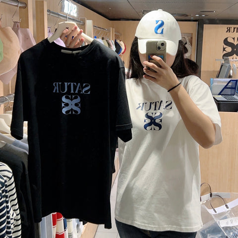 韓國 Satur Satur All Day T-Shirt【SR097】