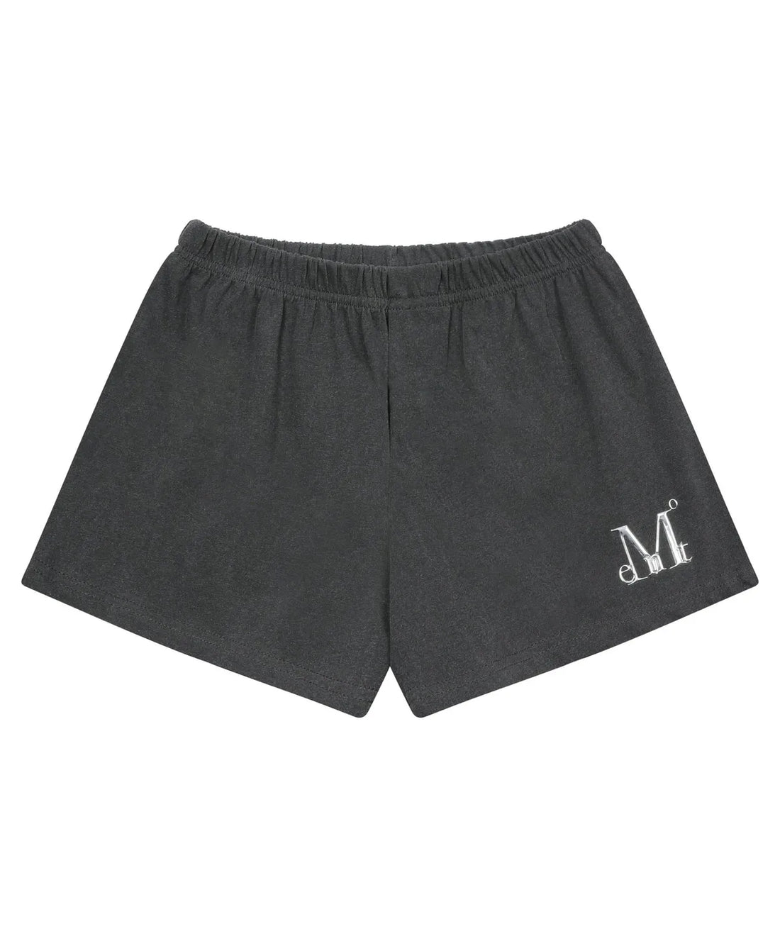 韓國 Mucent Slap Pigment Washing Metal Logo Denim Set Up Shorts【MU038】