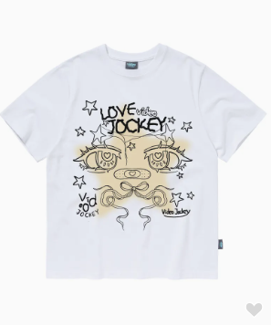 韓國 Video Jockey Starry Eyes T-Shirt【VJ040】