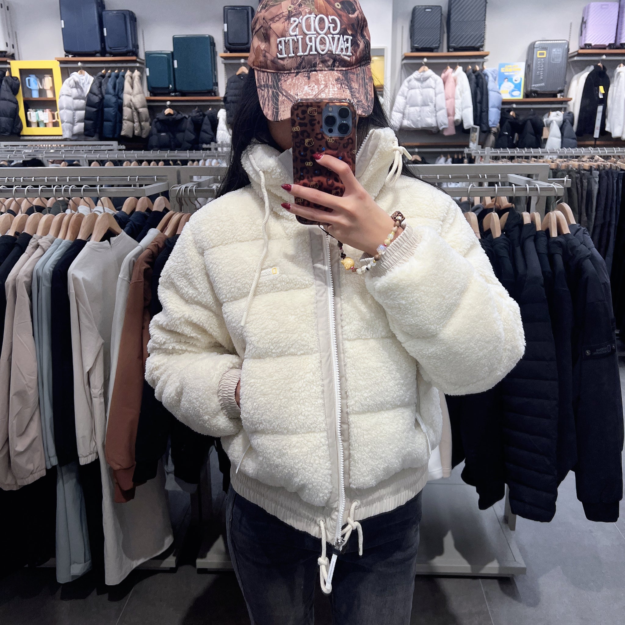 韓國 National Geographic Women's Puffin Fleece Duck Down Jumper (鴨絨)【NG226】