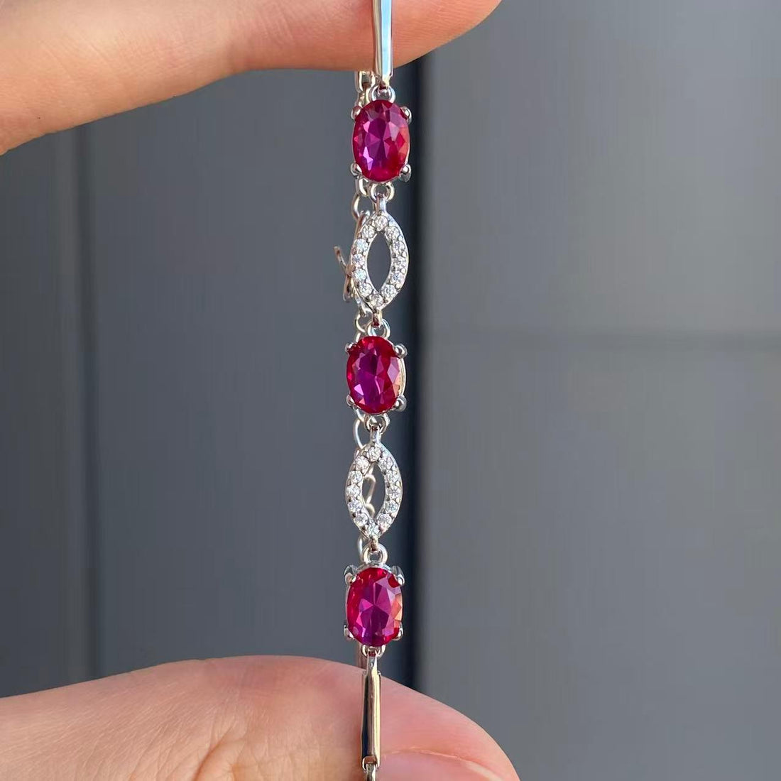 日本直送 戴妃款紅寶石手鍊【JS361】