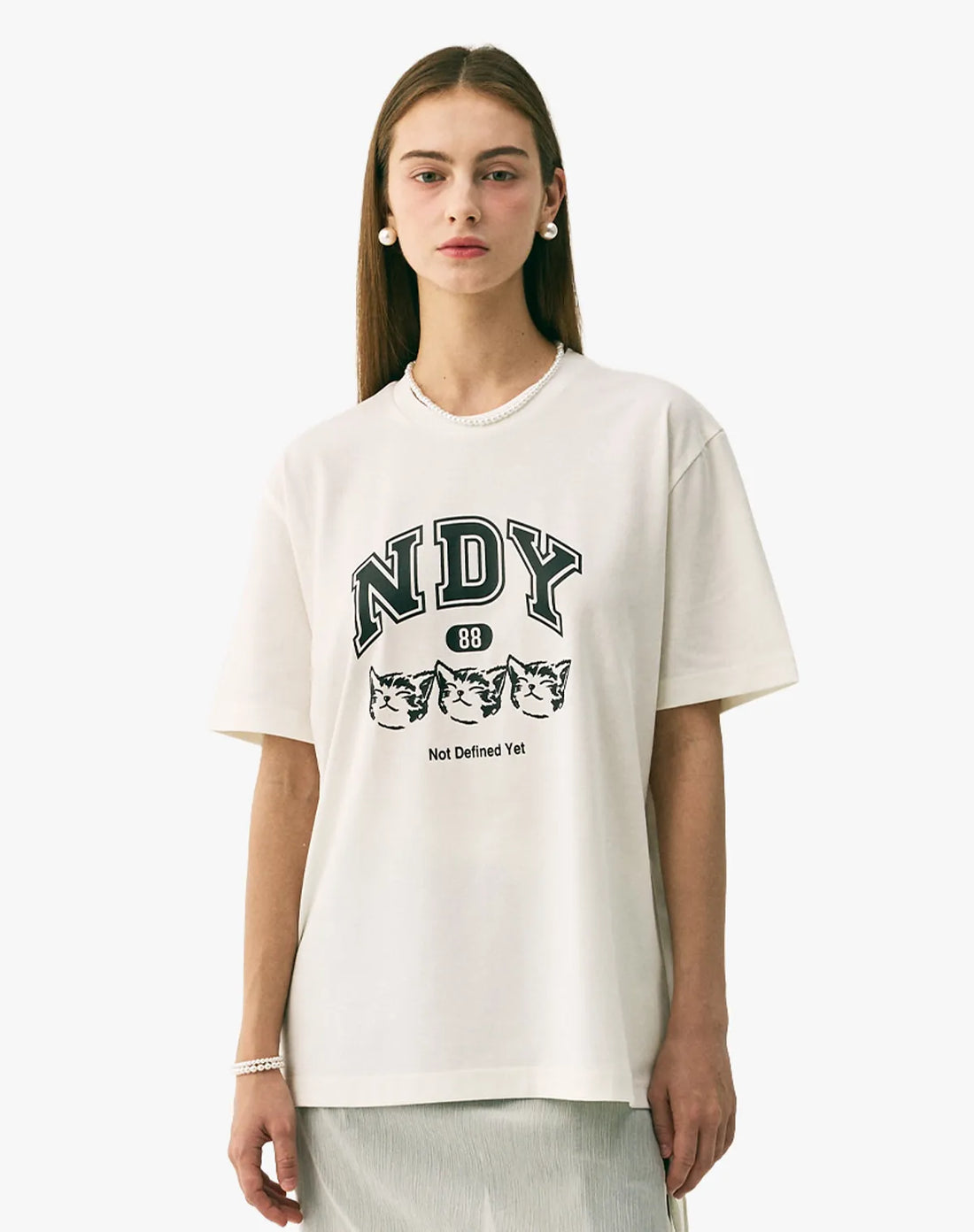 韓國 Nerdy Triple Nero Short Sleeve T-Shirt【NY079】