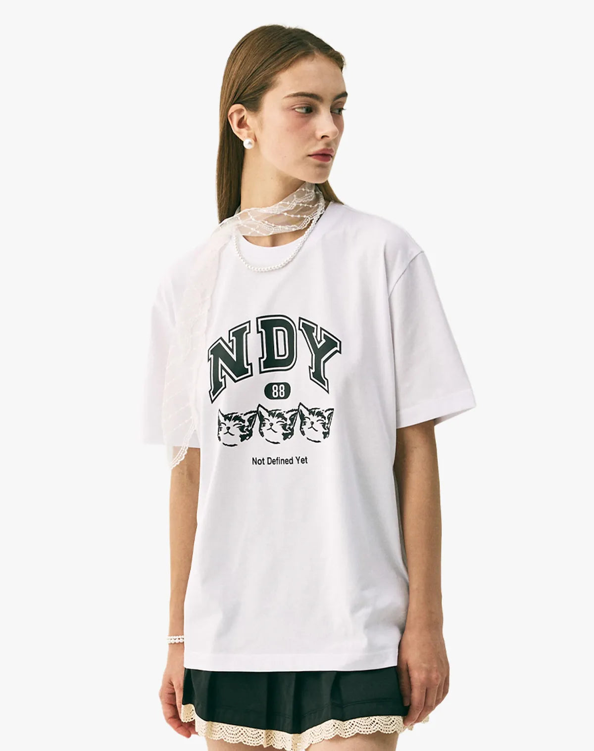 韓國 Nerdy Triple Nero Short Sleeve T-Shirt【NY079】