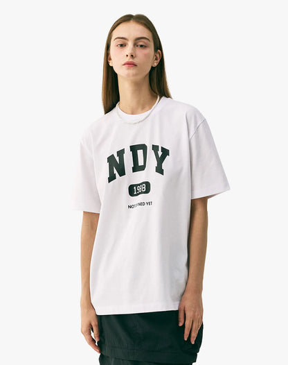 韓國 Nerdy Arch Logo Short Sleeve T-Shirt【NY080】