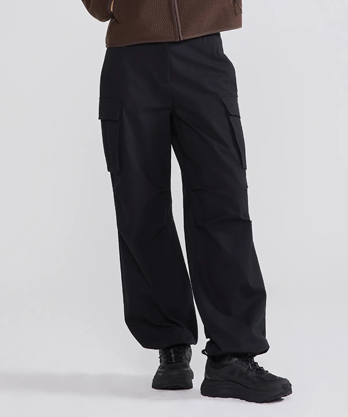 韓國 Discovery Women's Fleece Parachute Cargo Pants【DY271】