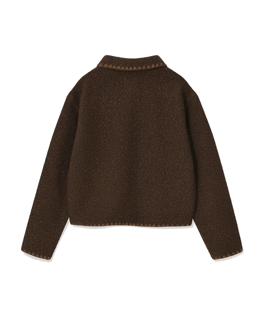 韓國 Wacky Willy Women's Shearling Stitch Jacket【WW084】