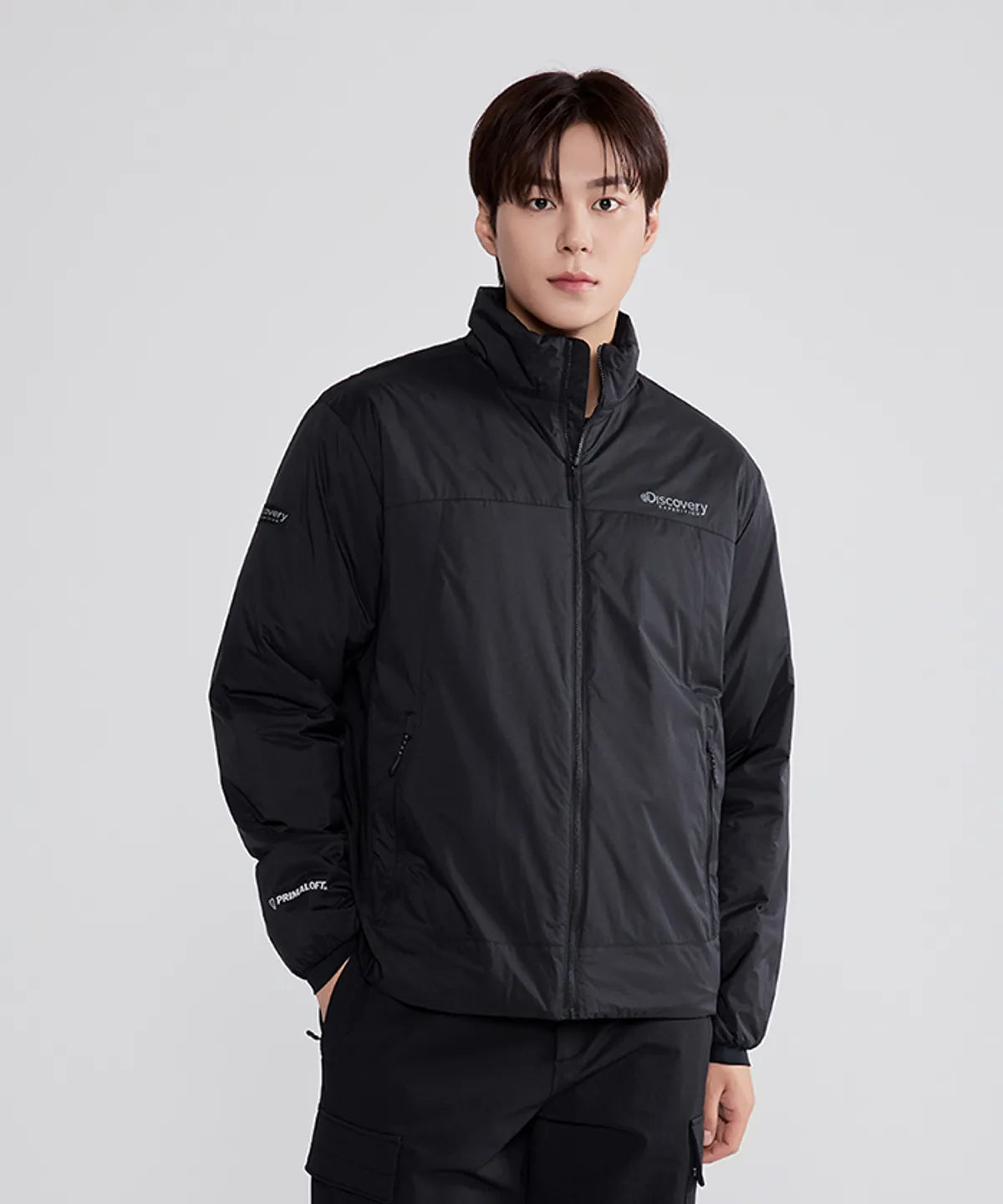 韓國 Discovery Men's PrimaLoft Hybrid High Neck Jacket【DY361】