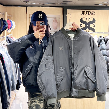 韓國 Satur 2-Way Nylon Bomber Jumper【SR208】