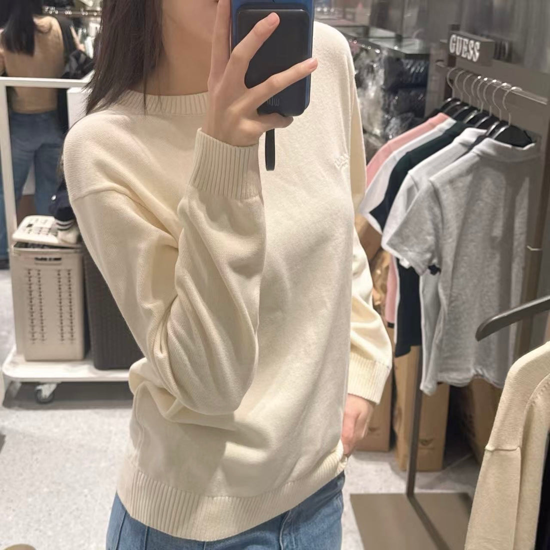 韓國 Guess Long Sleeve Sweater【GU025】