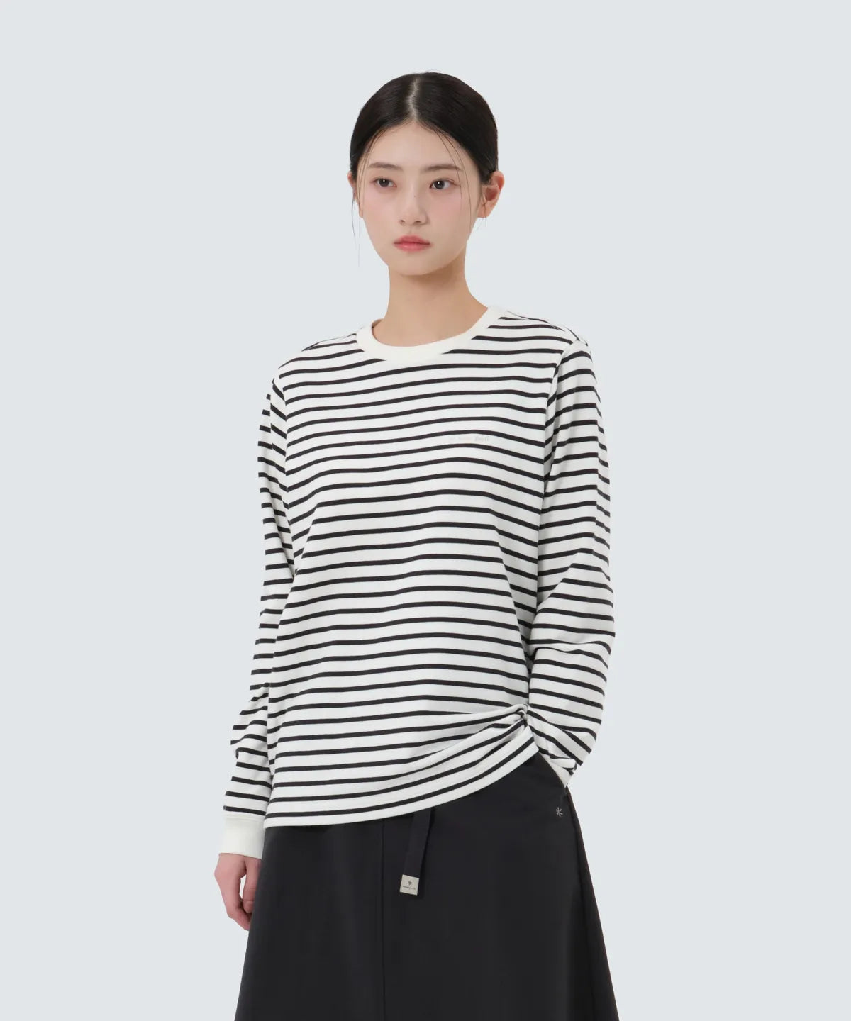 韓國 Snowpeak Women's Striped Long Sleeve T-Shirt【SN045】