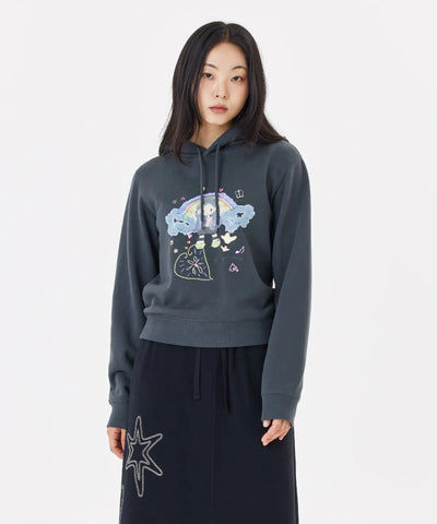 韓國 Mark Gonzales Women's Rainbow Graphic Sweat Hoodie【MG020】