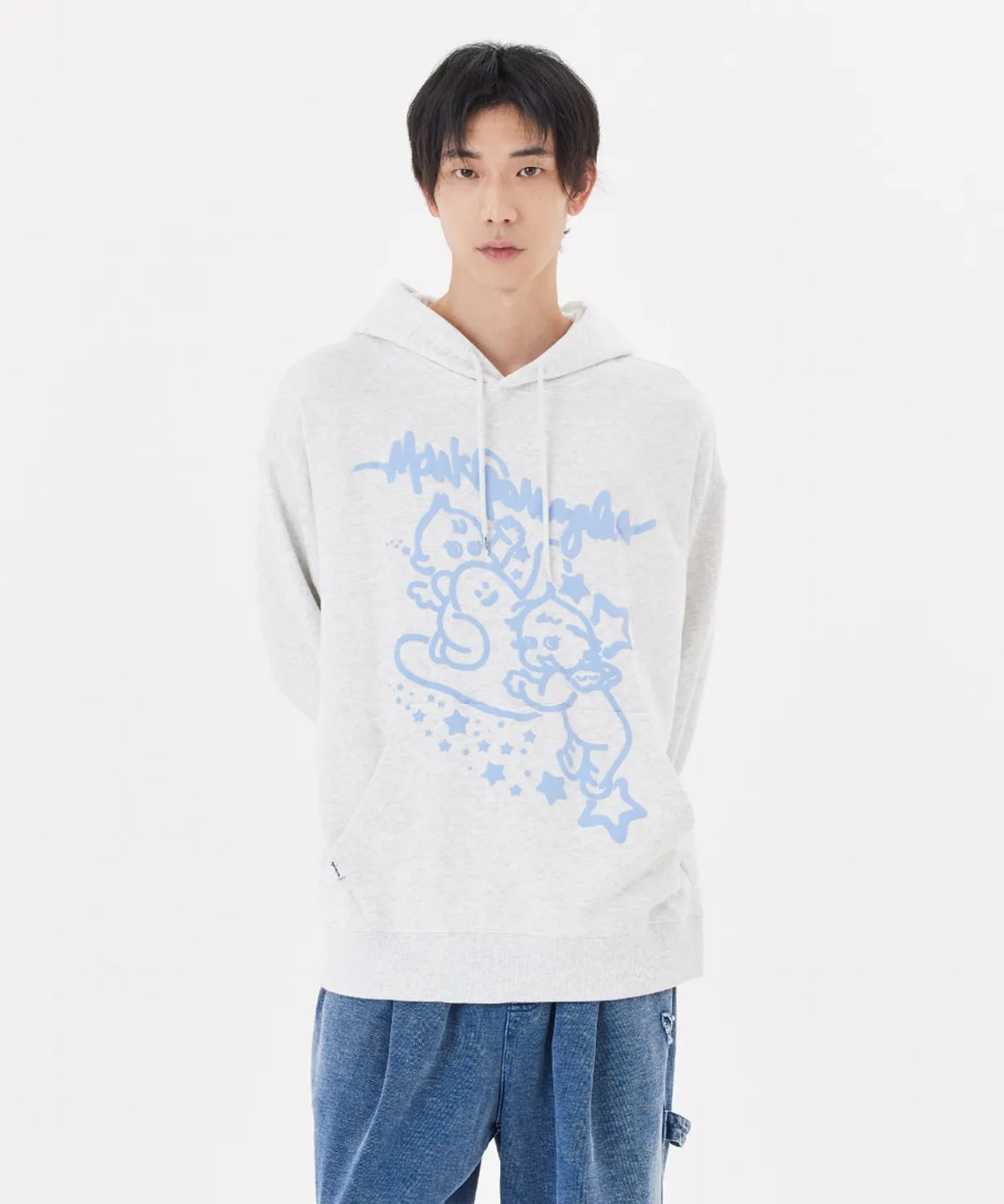 韓國 Mark Gonzales Angel Cupid Graphic Sweat Hoodie【MG016】