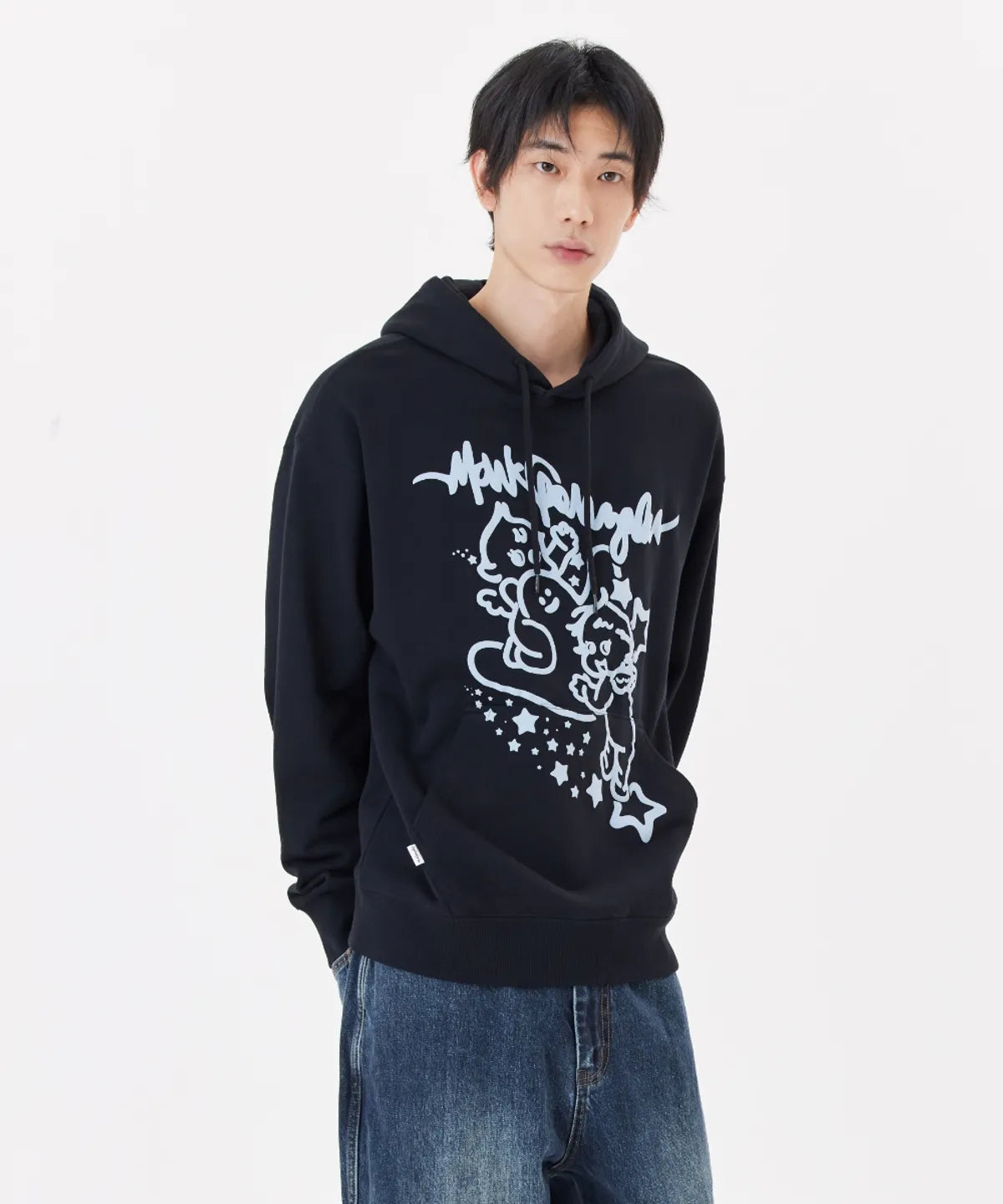 韓國 Mark Gonzales Angel Cupid Graphic Sweat Hoodie【MG016】