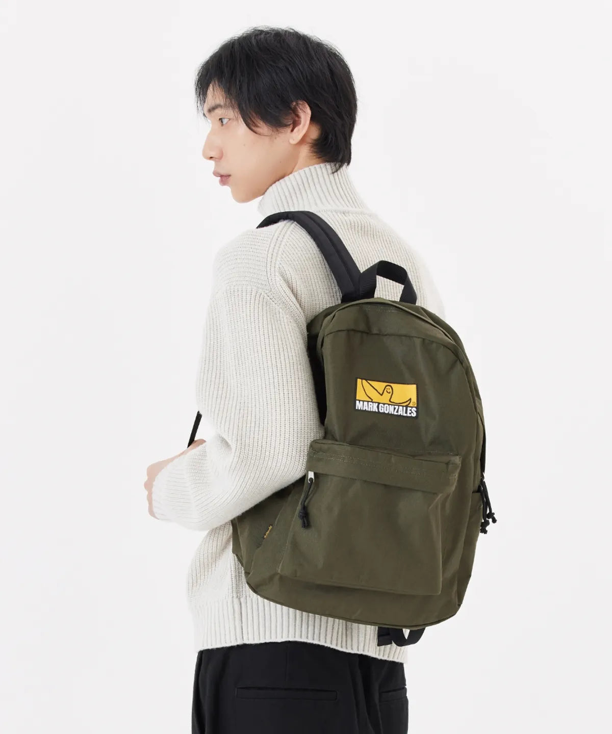 韓國 Mark Gonzales Basic Box Logo Backpack【MG024】