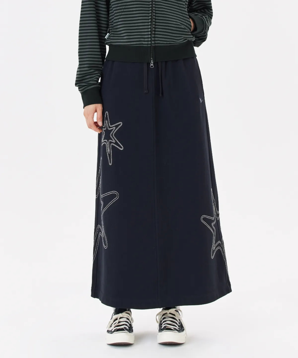 韓國 Mark Gonzales Women's Sweat Long Skirt【MG014】