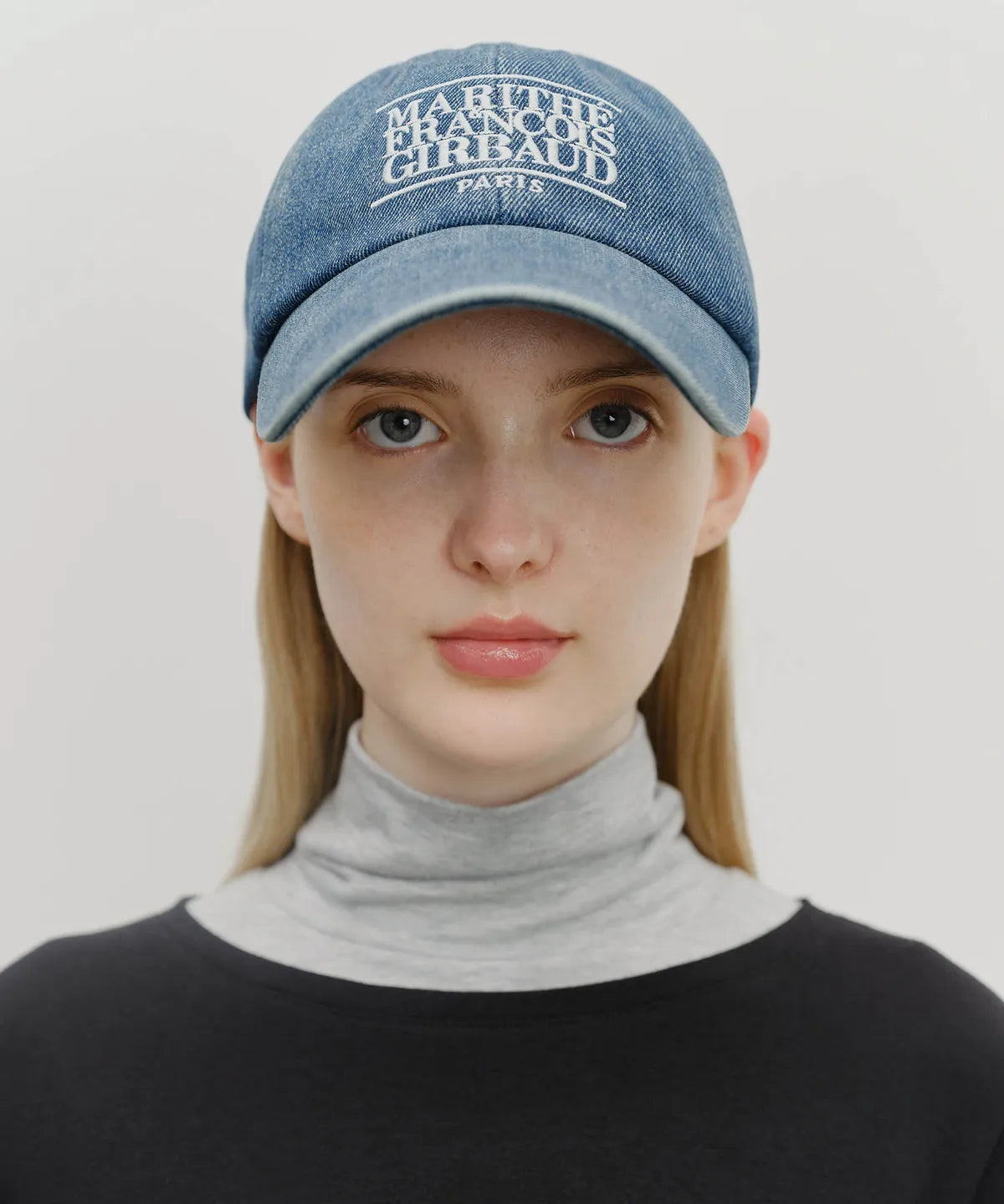 韓國 Marithe Francois Girbaud Denim Washing Classic Logo Covered Cap【MF675】