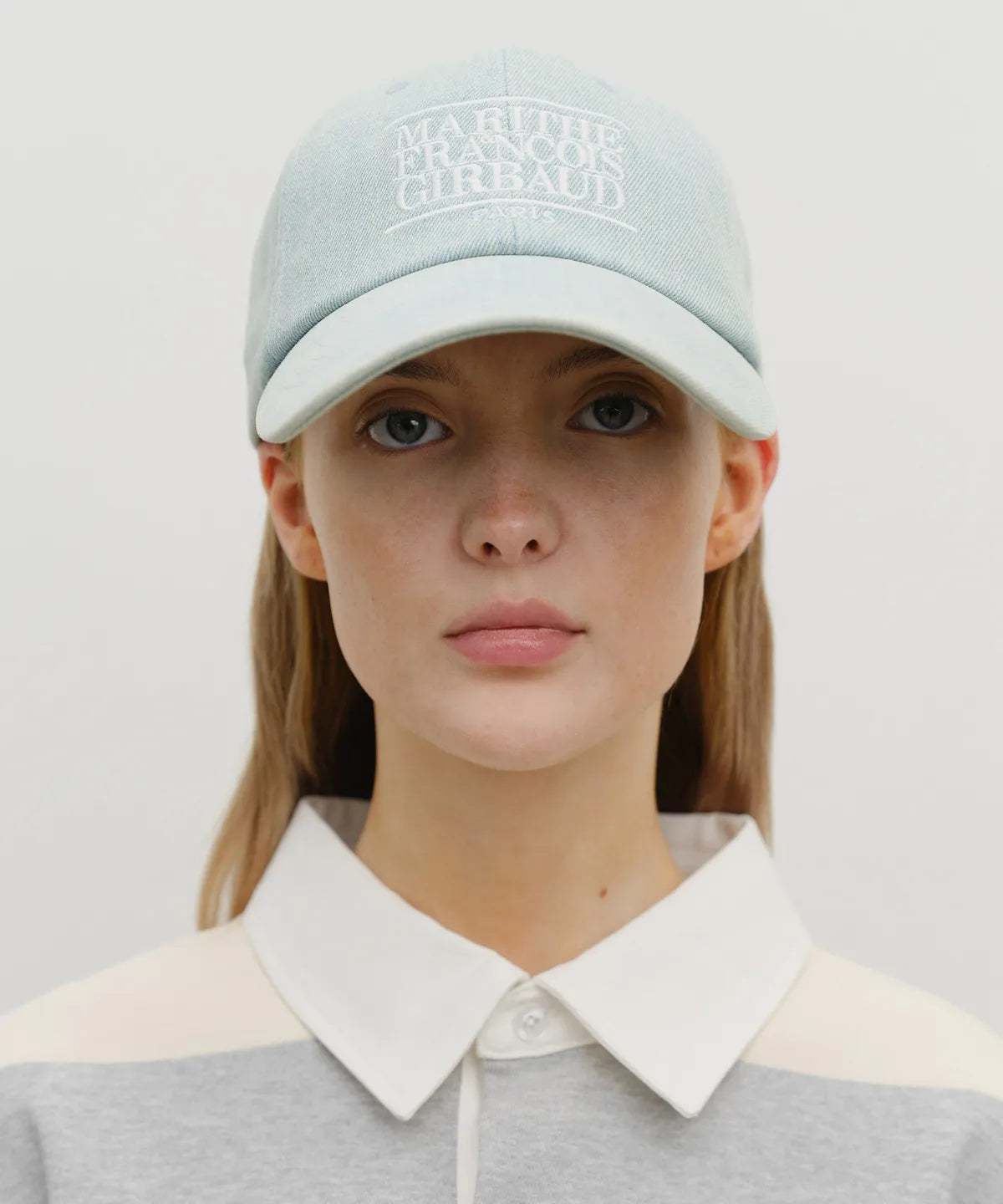 韓國 Marithe Francois Girbaud Denim Washing Classic Logo Covered Cap【MF675】
