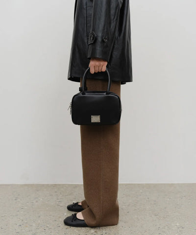 韓國 Marithe Francois Girbaud Classic Logo Square Mini Tote Bag【MF633】