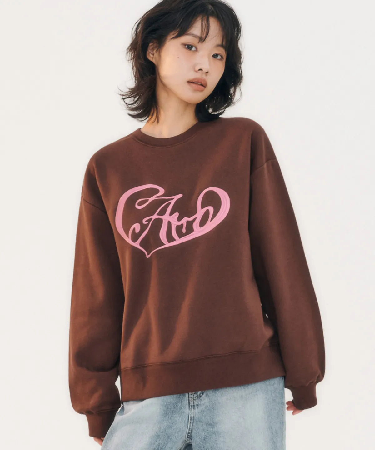 韓國 Ambler LOVE, LOVE AMB Sweatshirt【AR002】