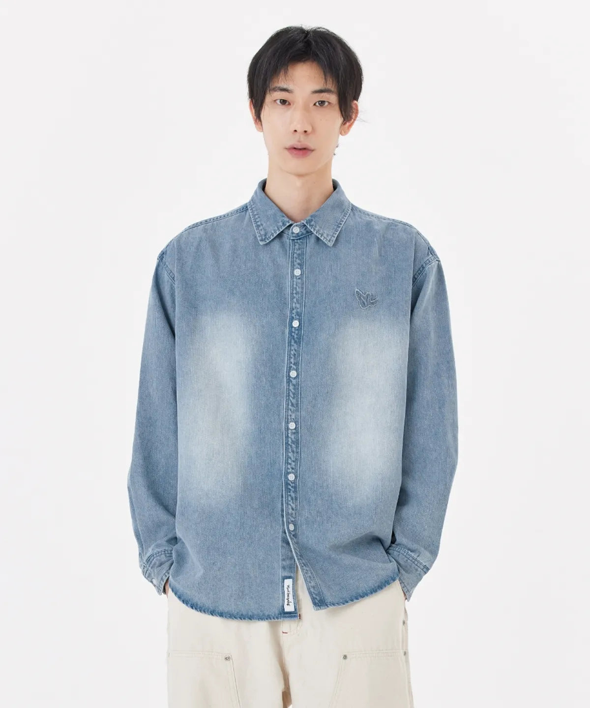 韓國 Mark Gonzales Angel Denim Shirt【MG005】