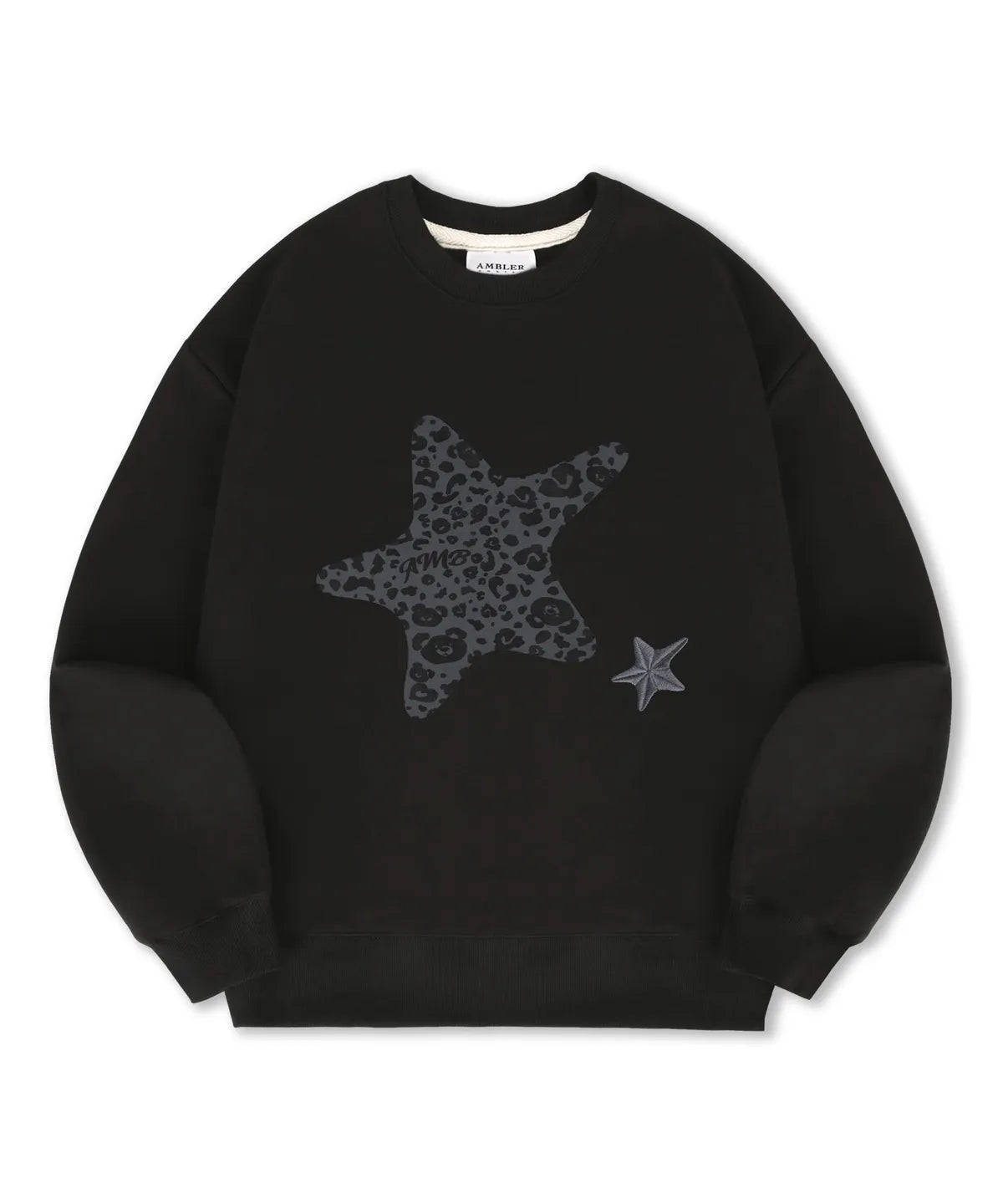 韓國 Ambler Heart Bear Leopard Star Sweatshirt【AR006】