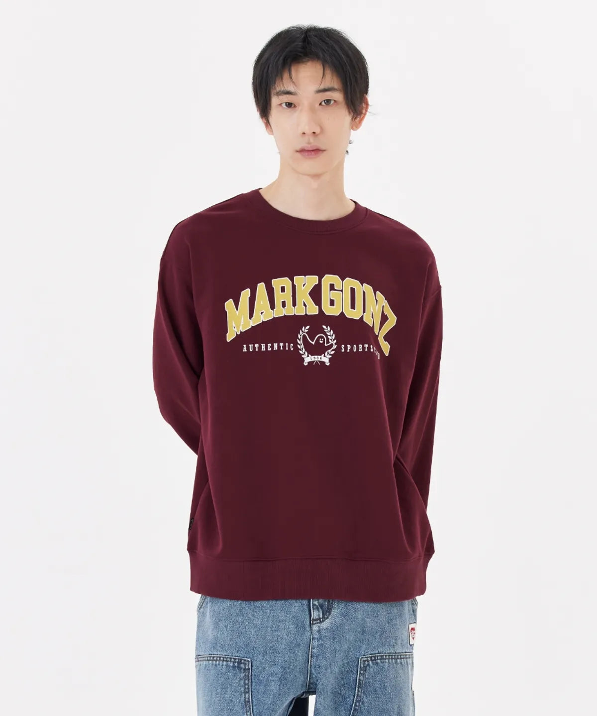 韓國 Mark Gonzales Campus Graphic Sweatshirt【MG006】