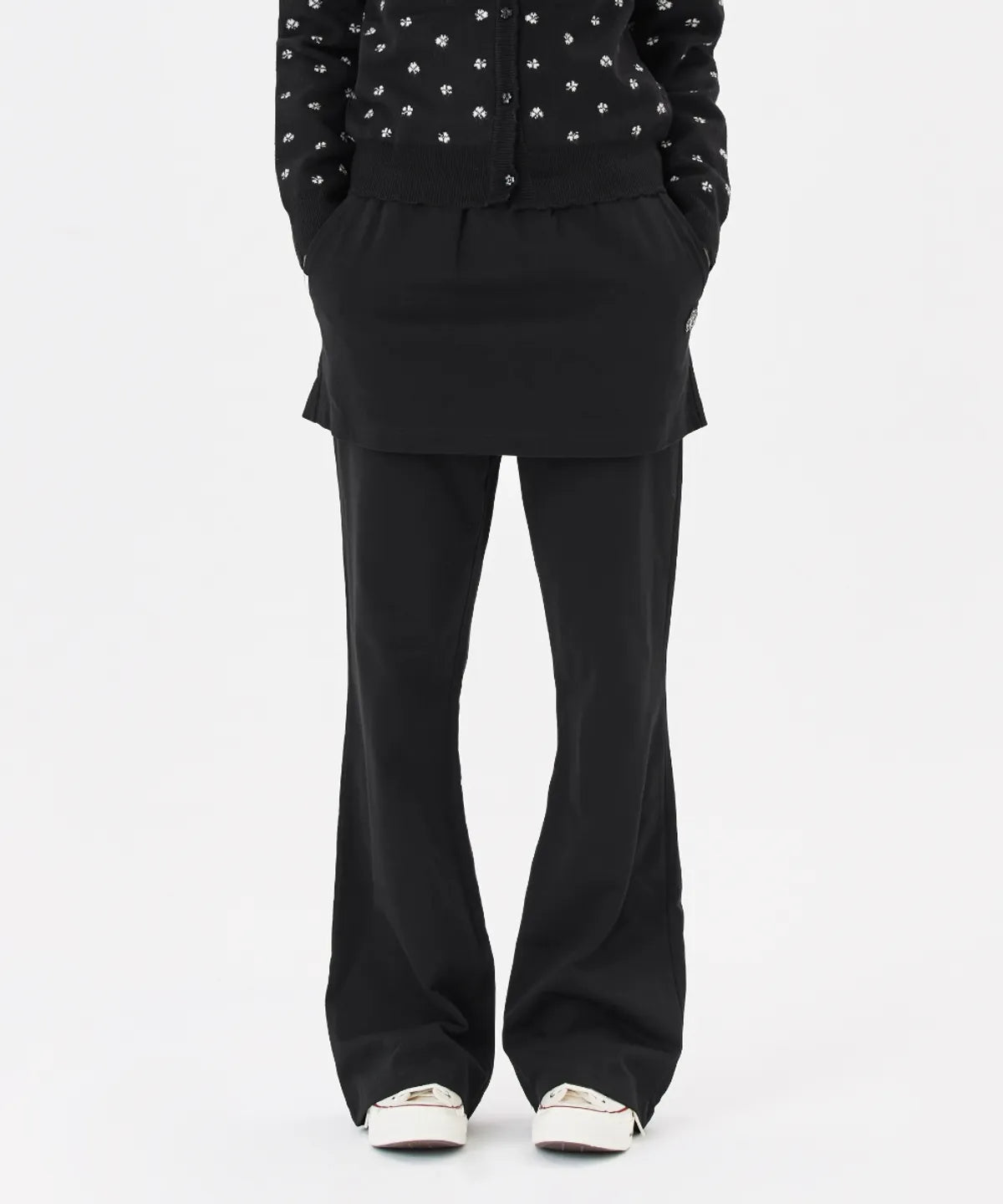 韓國 Mark Gonzales Women's Angel Skirt Layered Pants【MG004】