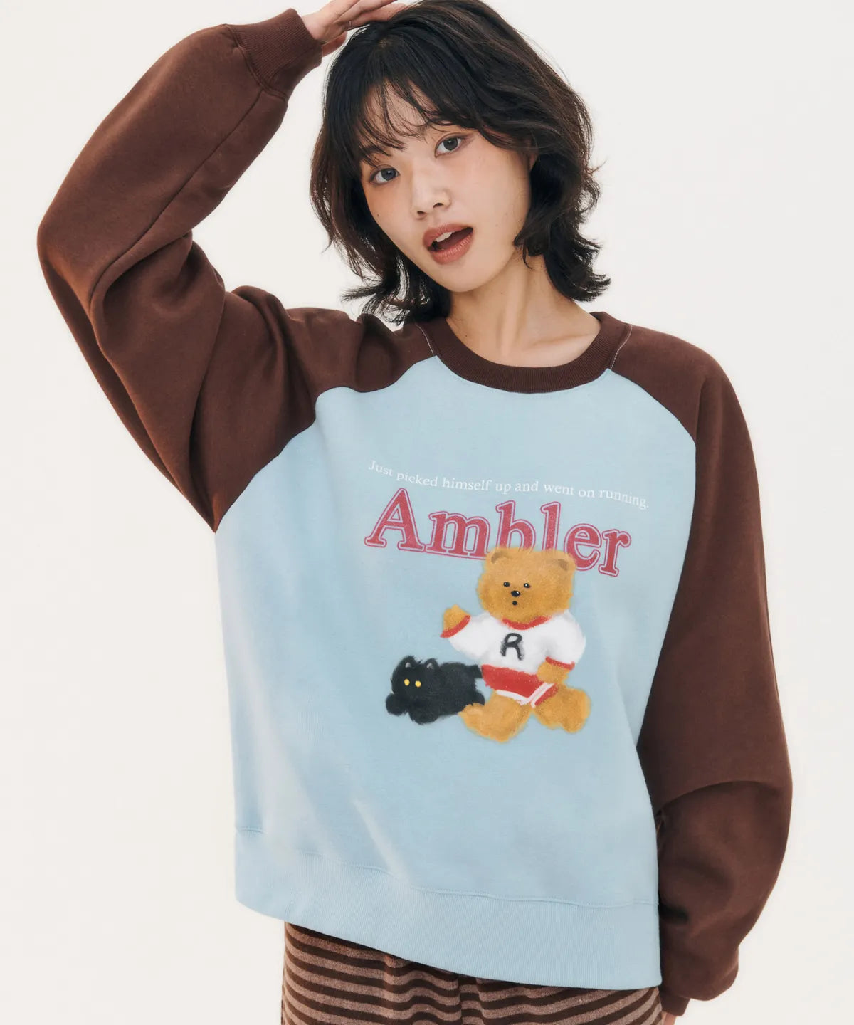 韓國 Ambler Running Raglan Sweatshirt【AR010】
