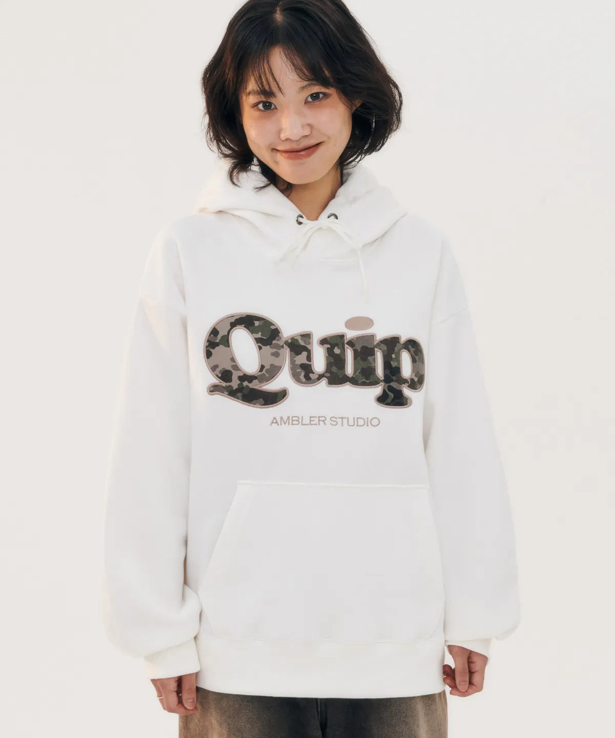 韓國 Ambler Quip Camo Patch Hoodie【AR020】