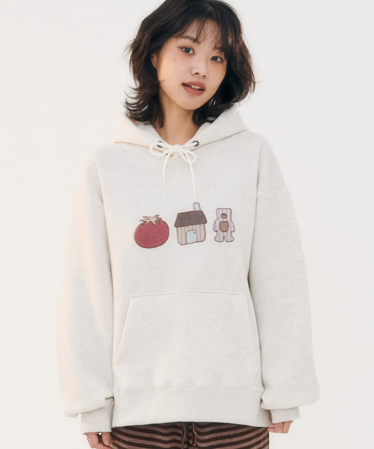 韓國 Ambler Tomato Bear Hoodie【AR022】