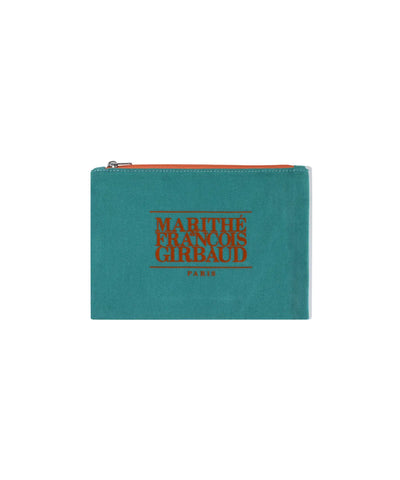 韓國 Marithe Francois Girbaud Classic Logo Color Cotton Pouch【MF638】