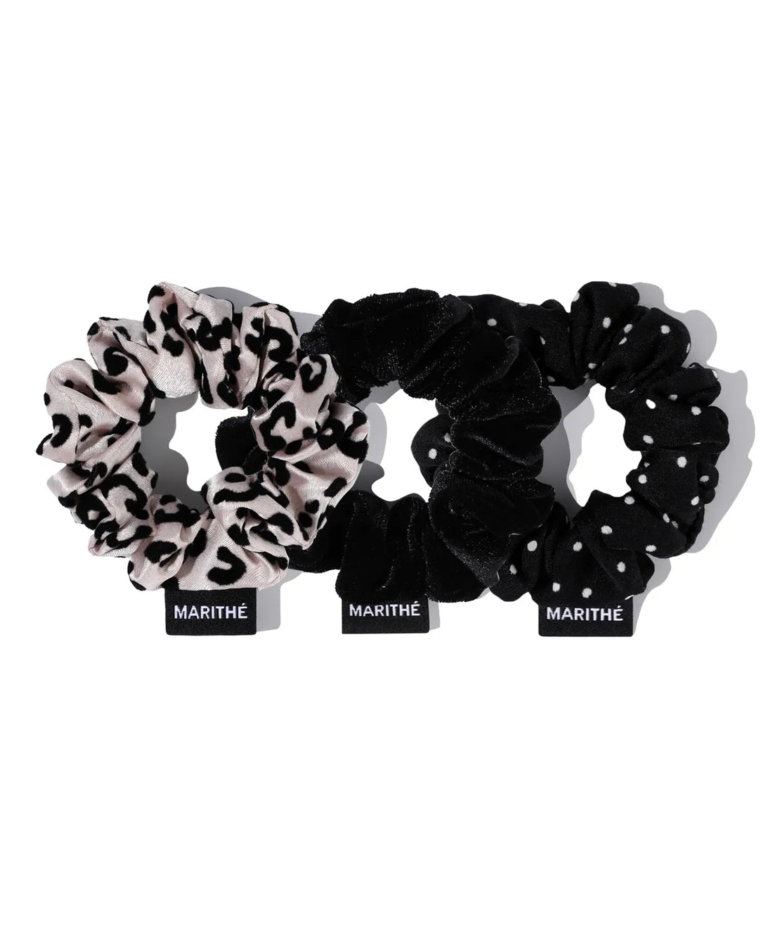 韓國 Marithe Francois Girbaud Regular Logo Pattern Scrunchie 3Pack【MF632】